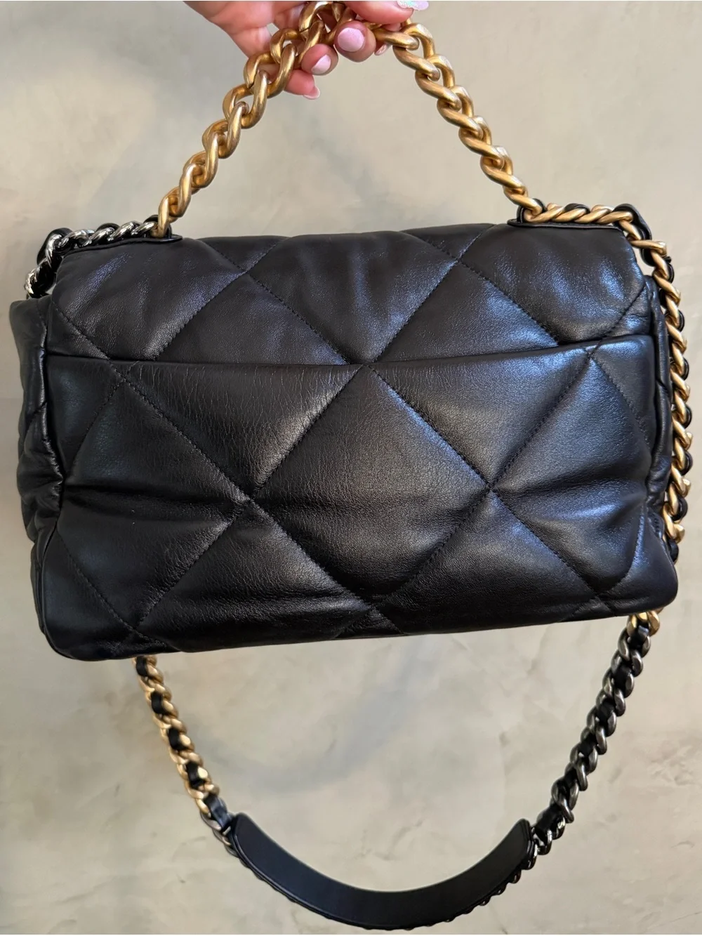 Chanel 19 Large Lambskin Flap Bag